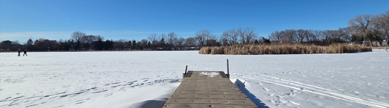 A frozen Lake Edina